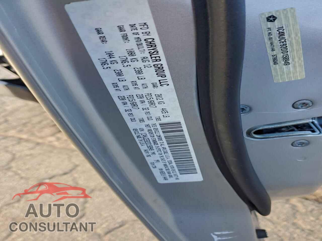 JEEP COMPASS 2013 - 1C4NJCEB2DD158949
