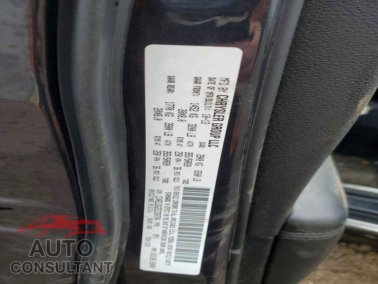 DODGE DURANGO 2014 - 1C4RDJDG2EC336764