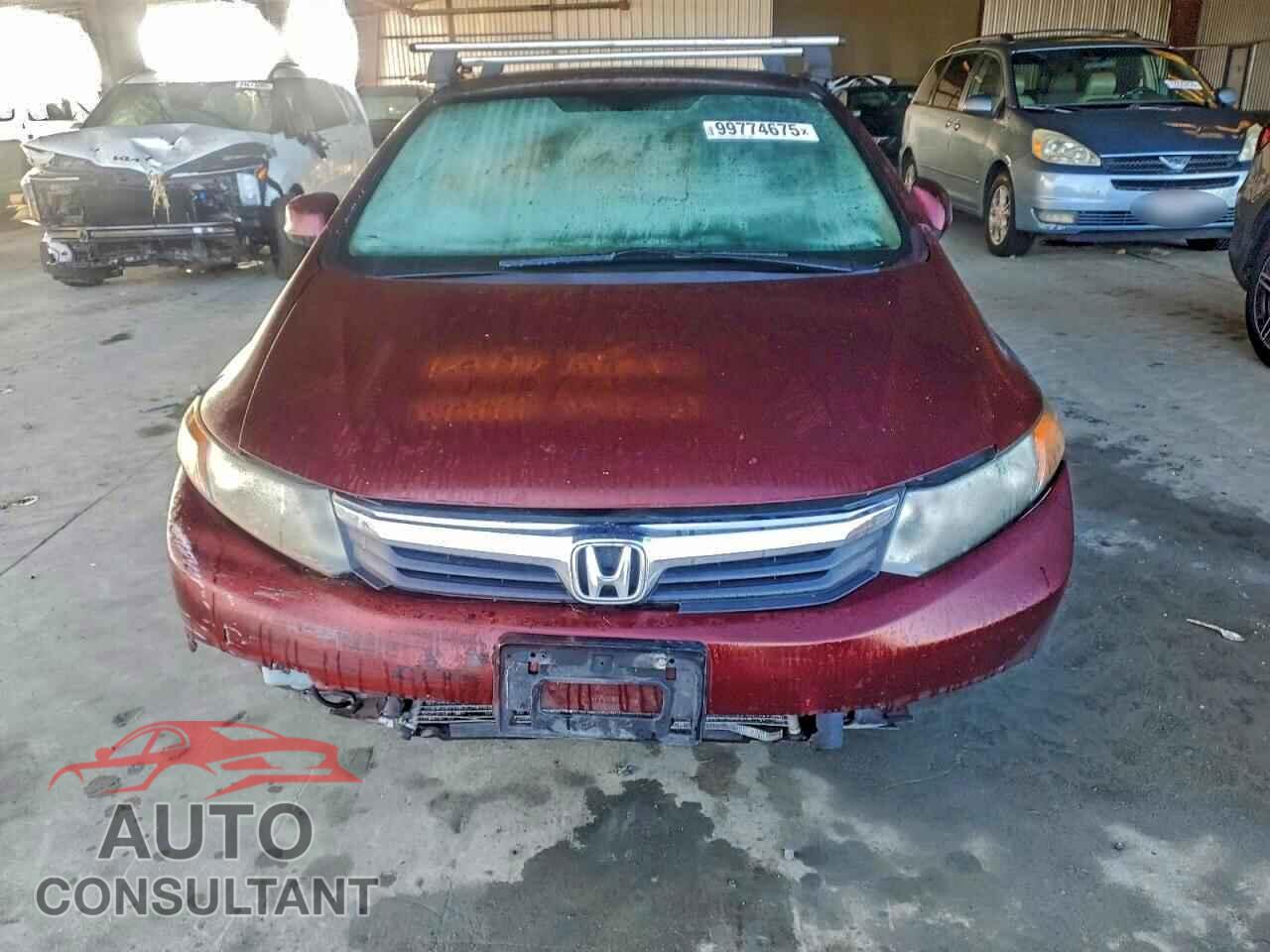 HONDA CIVIC 2012 - 19XFB2F9XCE324719