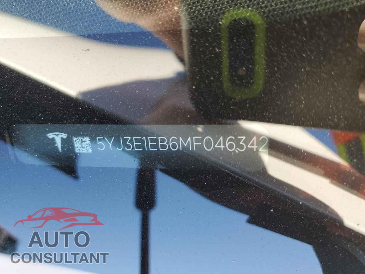 TESLA MODEL 3 2021 - 5YJ3E1EB6MF046342