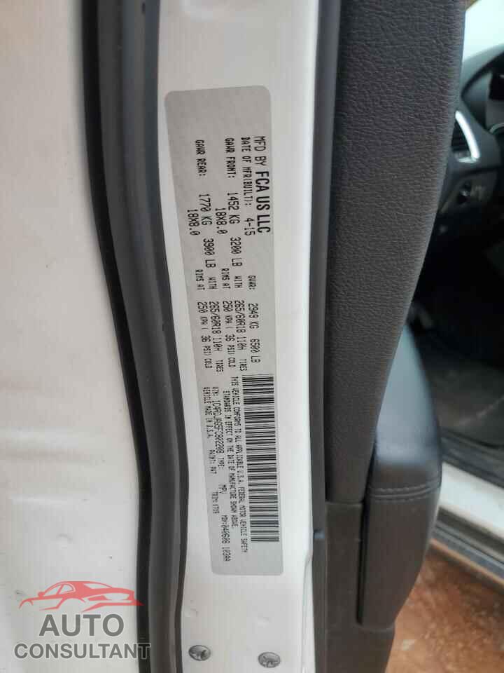 DODGE DURANGO 2015 - 1C4RDJAG5FC802208