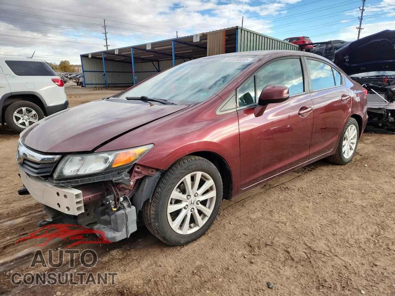 HONDA CIVIC 2012 - 19XFB2F91CE364686