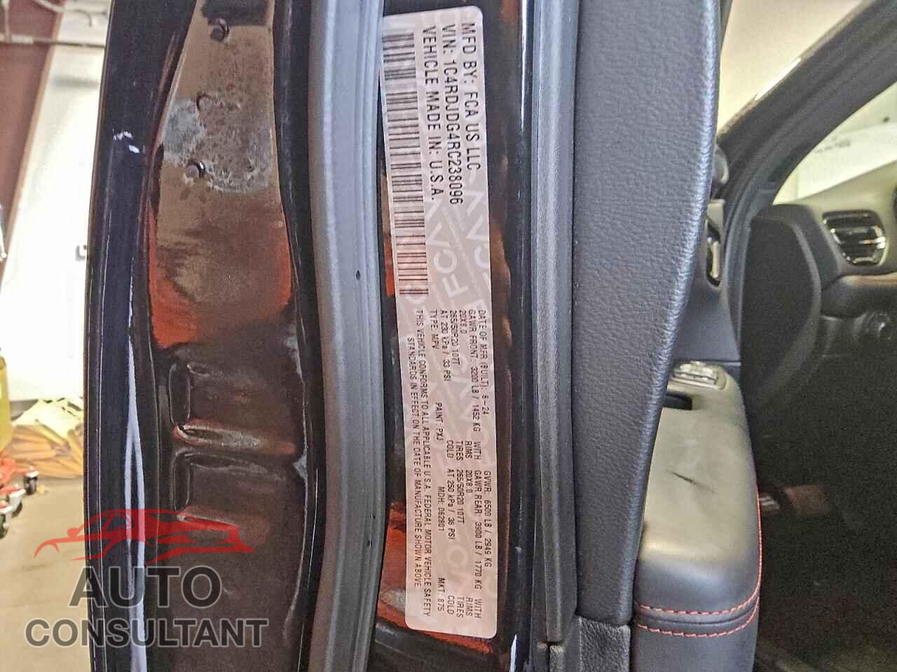 DODGE DURANGO 2024 - 1C4RDJDG4RC238096