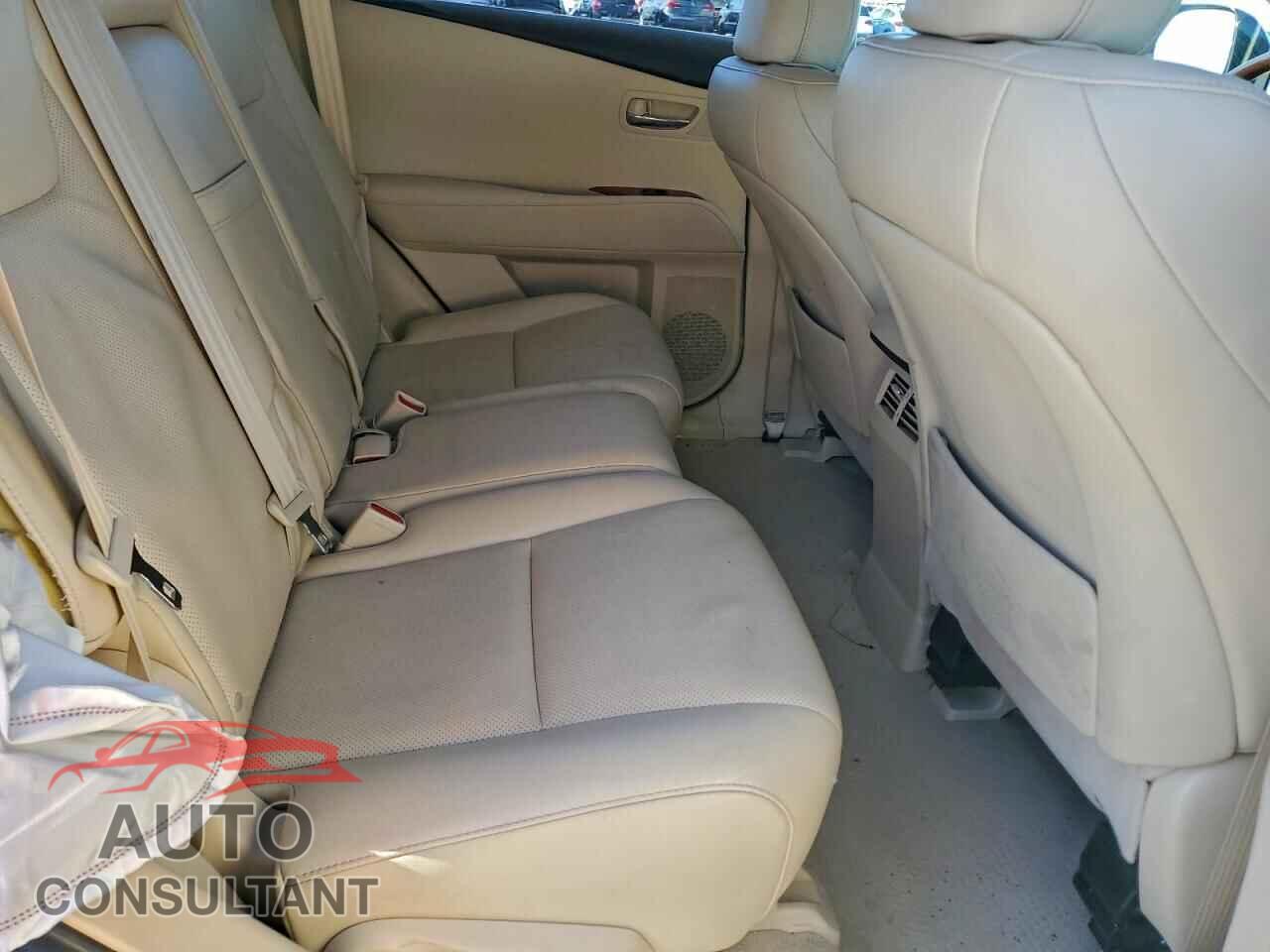 LEXUS RX350 2012 - 2T2BK1BA7CC145251
