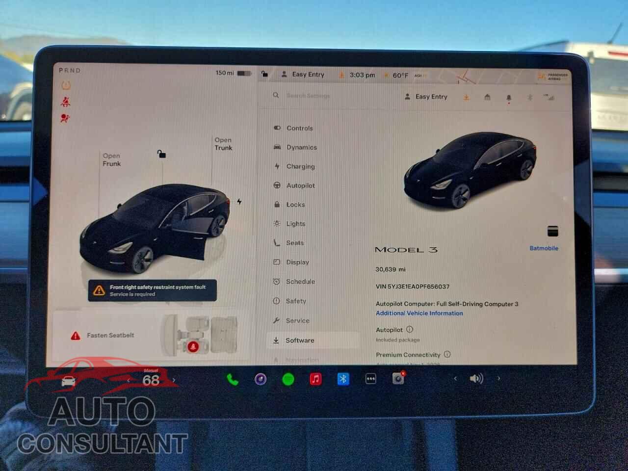 TESLA MODEL 3 2023 - 5YJ3E1EA0PF656037