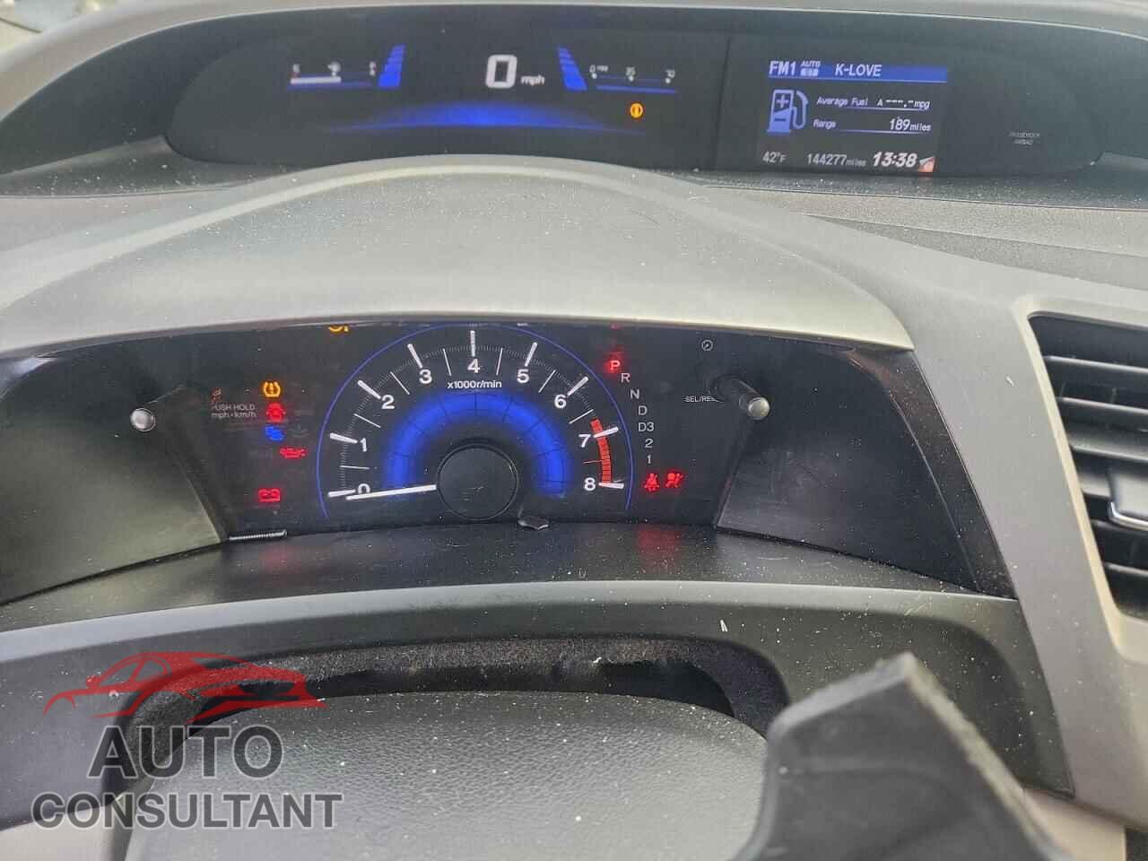 HONDA CIVIC 2012 - 2HGFB2F95CH529869