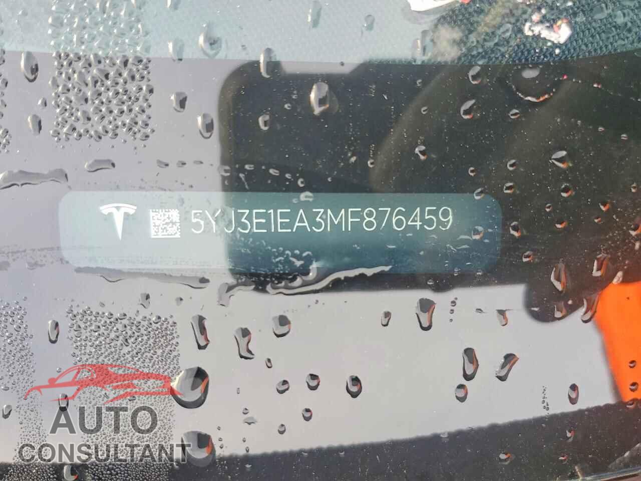 TESLA MODEL 3 2021 - 5YJ3E1EA3MF876459