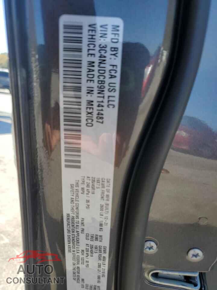 JEEP COMPASS 2022 - 3C4NJDCB9NT141487
