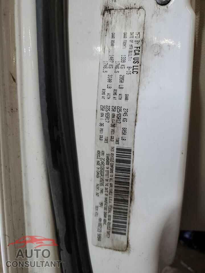 DODGE CARAVAN 2016 - 2C4RDGBG6GR109285