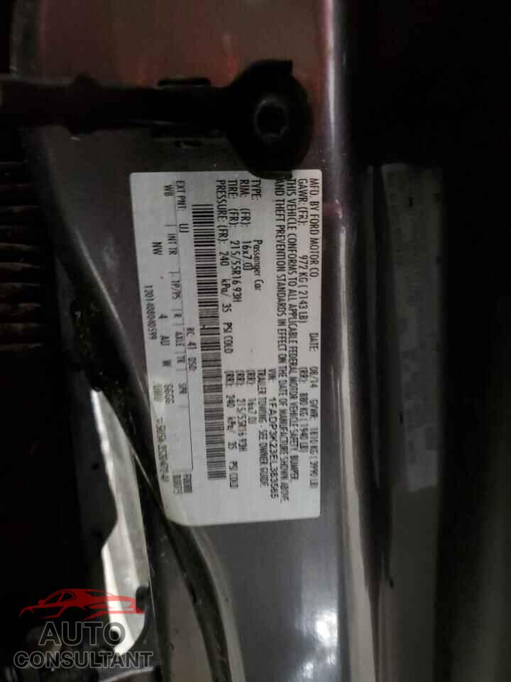 FORD FOCUS 2014 - 1FADP3K23EL383585
