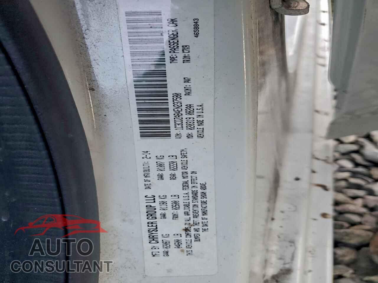 DODGE AVENGER 2014 - 1C3CDZAB4EN237580