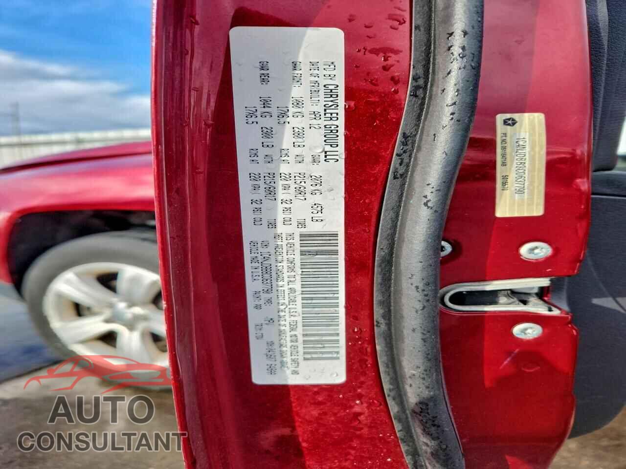 JEEP COMPASS 2012 - 1C4NJDBB8CD637790
