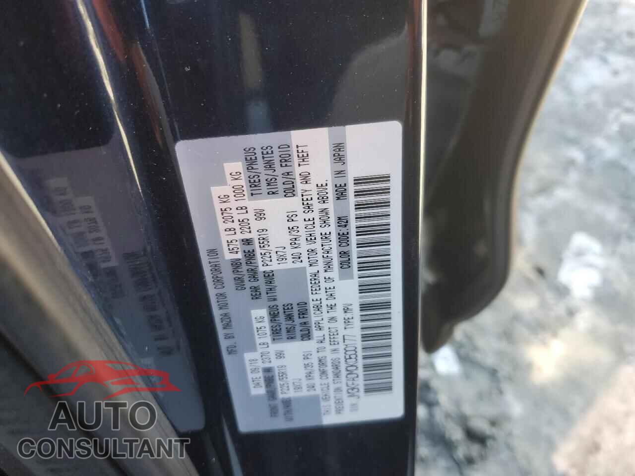 MAZDA CX-5 2019 - JM3KFADM0K0500177