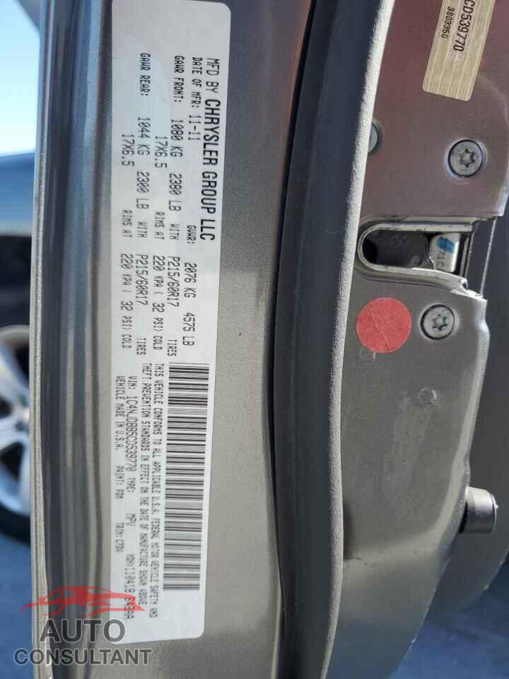 JEEP COMPASS 2012 - 1C4NJDBB5CD539770