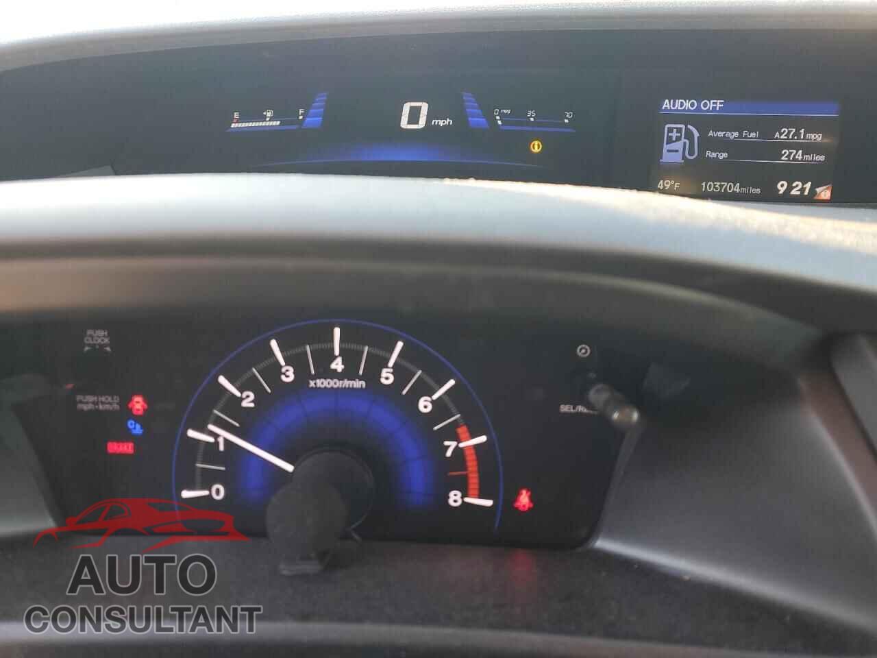 HONDA CIVIC 2013 - 19XFB2E51DE044929