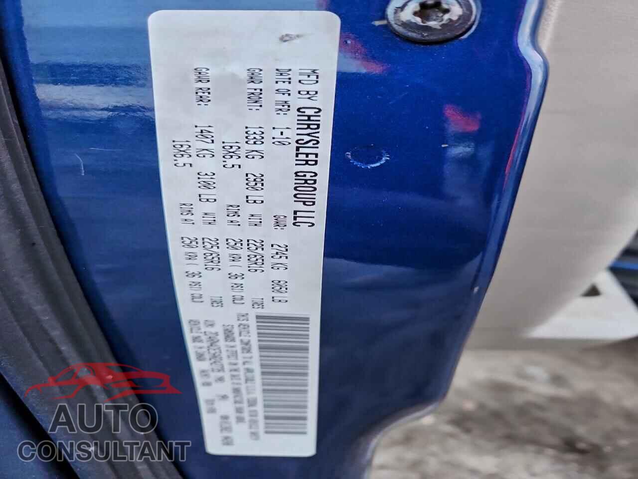 DODGE CARAVAN 2010 - 2D4RN4DE5AR242735