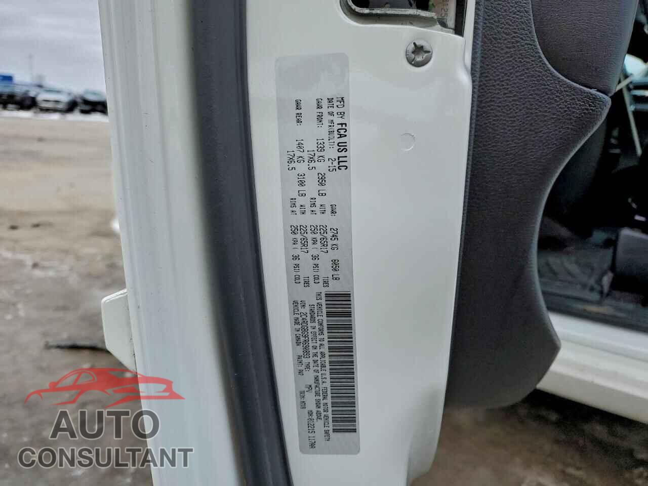 DODGE CARAVAN 2015 - 2C4RDGBG9FR690893