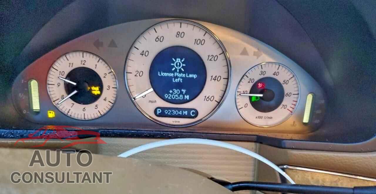 MERCEDES-BENZ E-CLASS 2009 - WDBUF56X29B396076