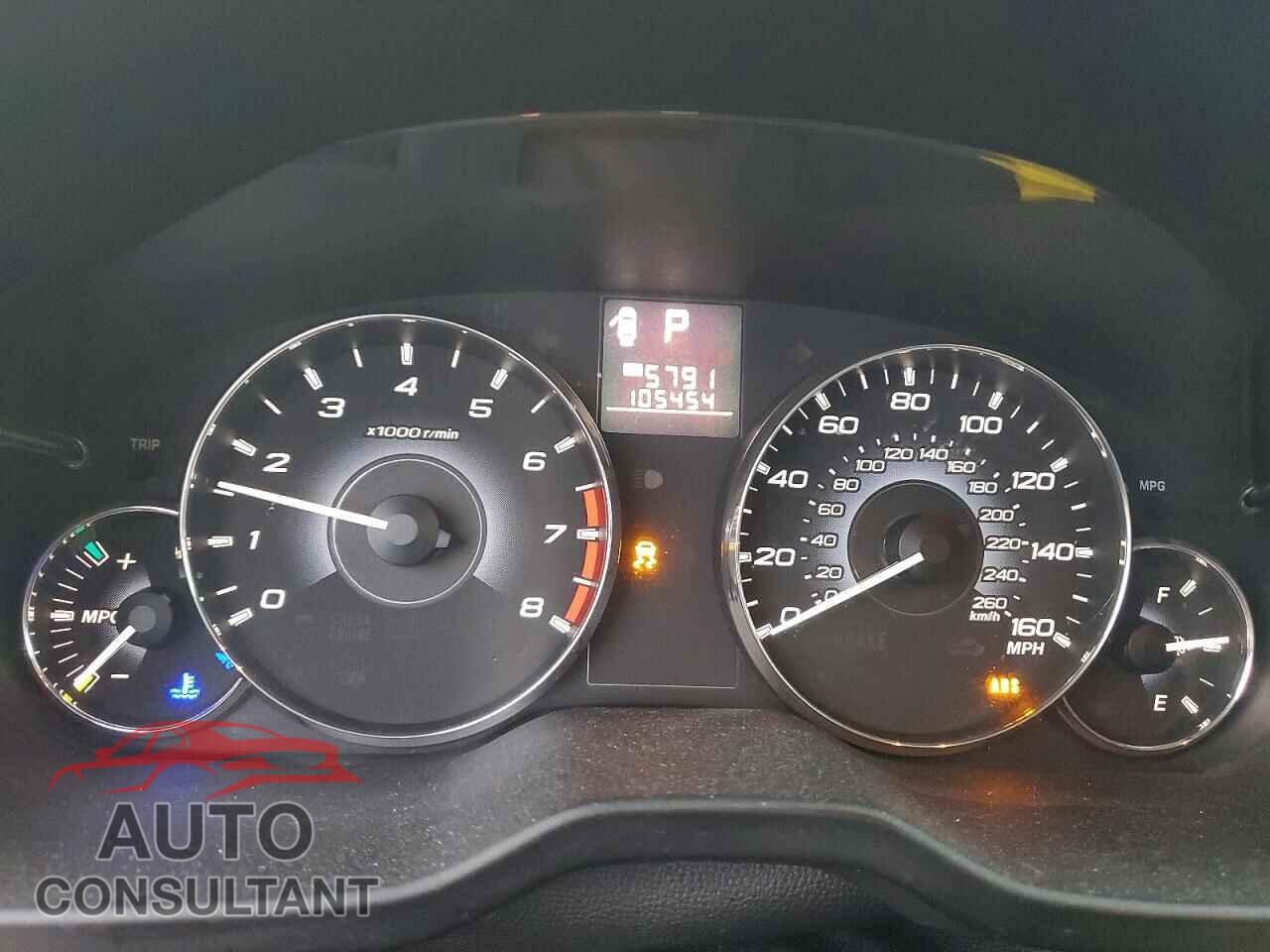 SUBARU OUTBACK 2012 - 4S4BRDKC8C2209326