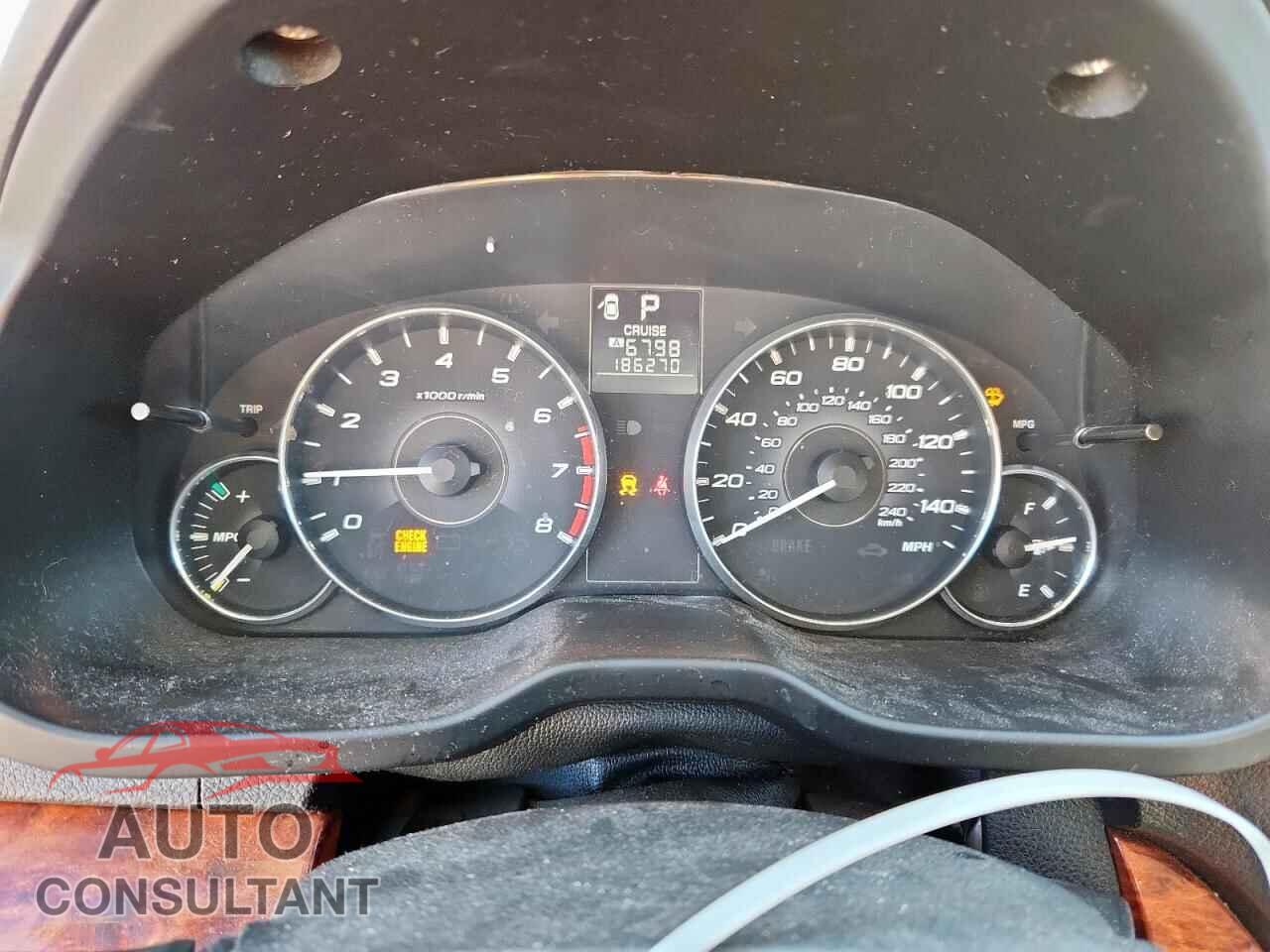 SUBARU OUTBACK 2012 - 4S4BRBLC8C3229511