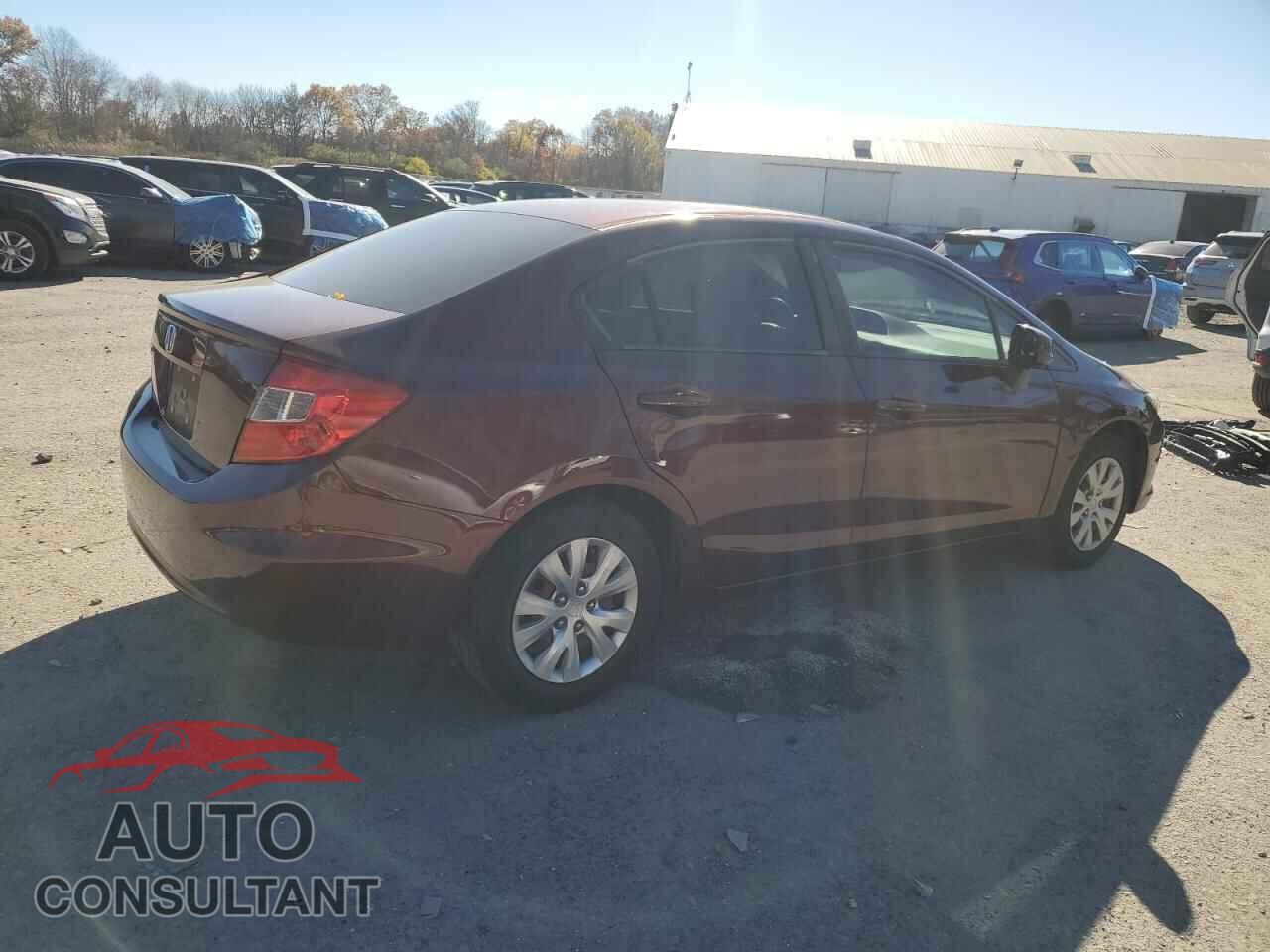HONDA CIVIC 2012 - 19XFB2F52CE360952