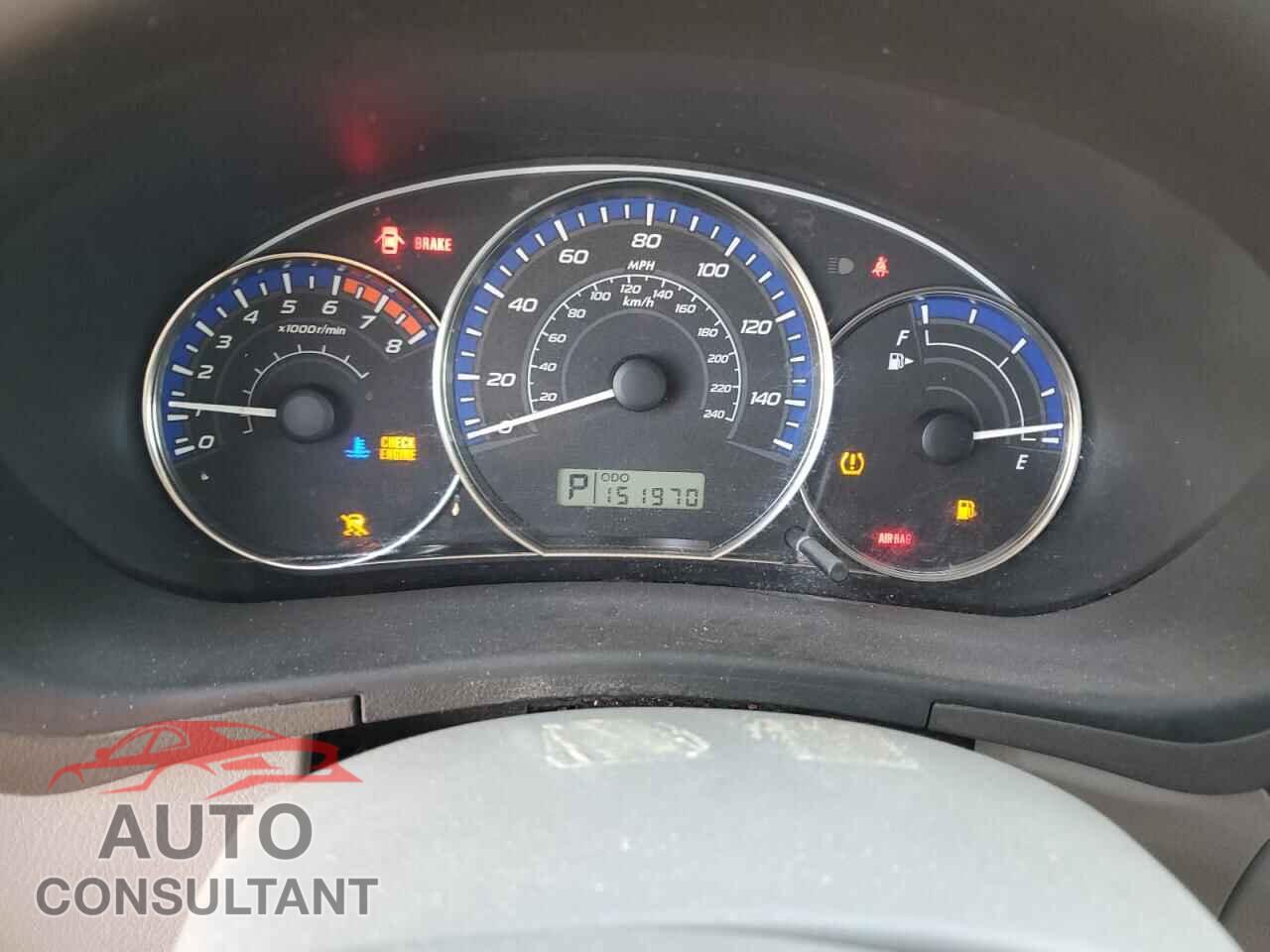 SUBARU FORESTER 2010 - JF2SH6CC2AH726330
