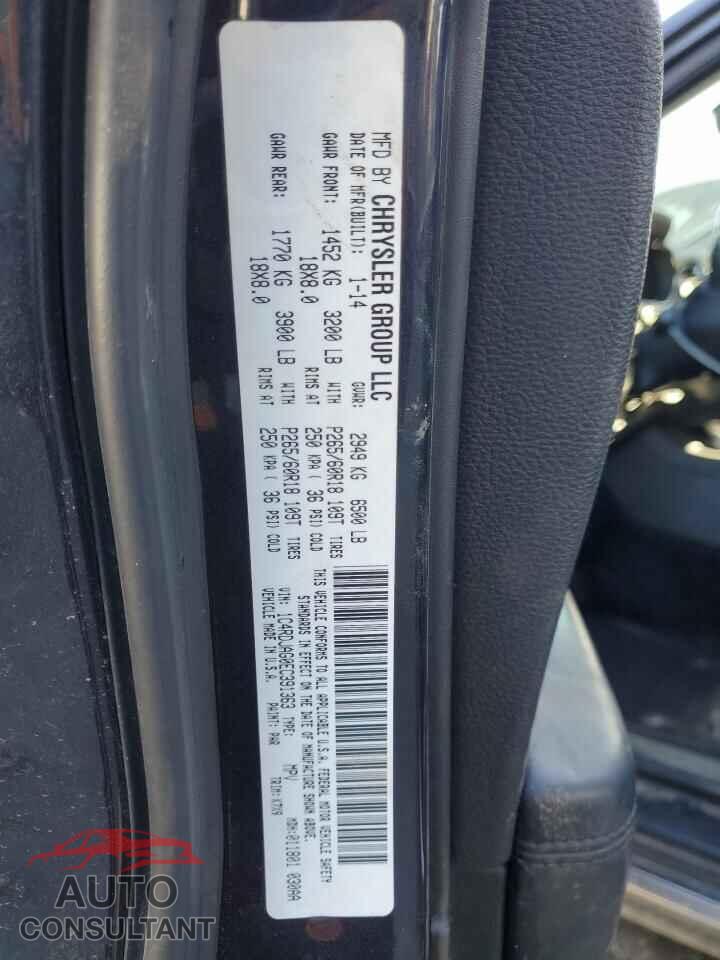 DODGE DURANGO 2014 - 1C4RDJAG0EC391363