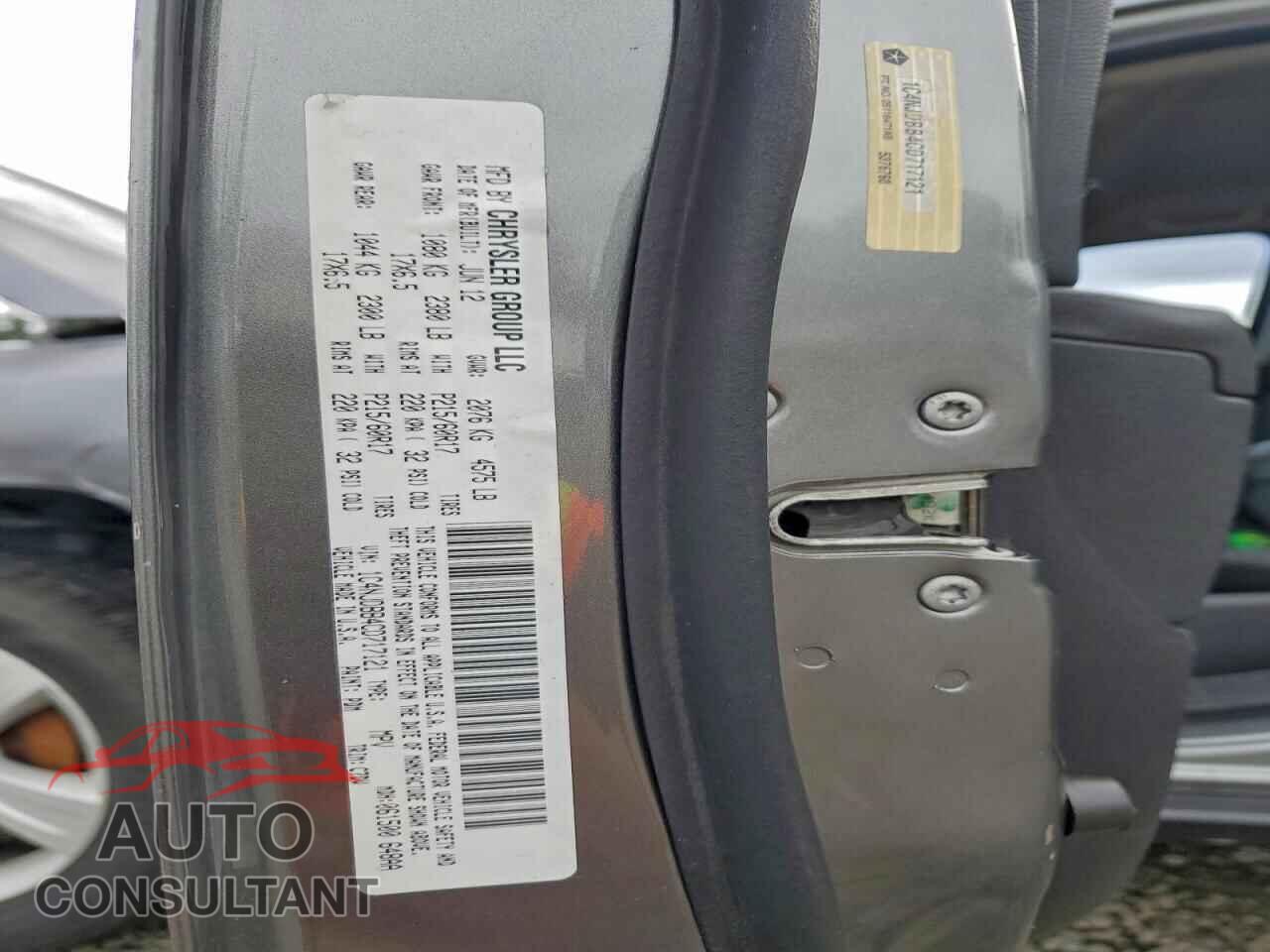 JEEP COMPASS 2012 - 1C4NJDBB4CD717121