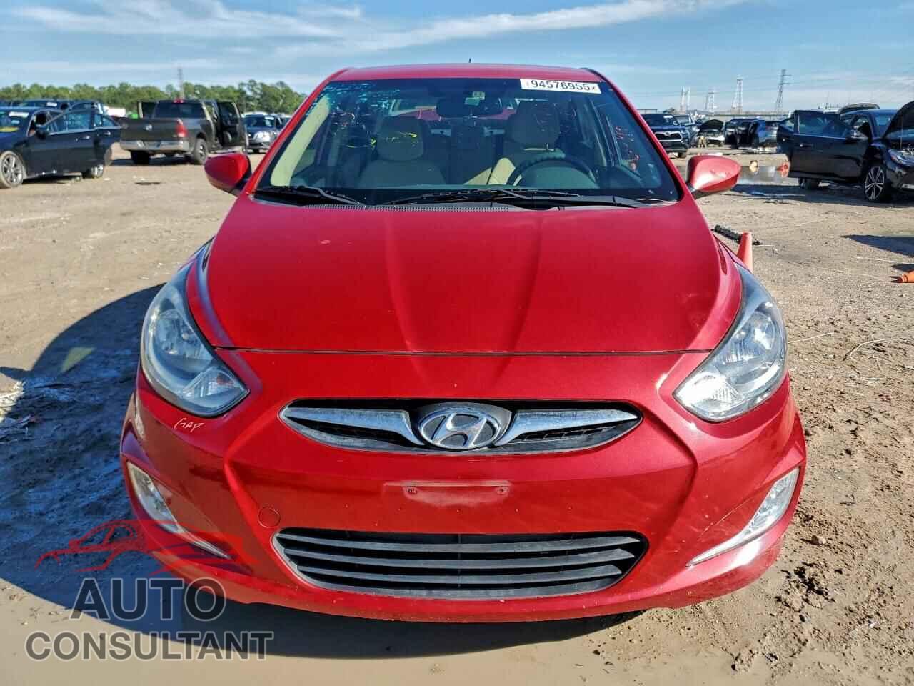 HYUNDAI ACCENT 2012 - KMHCU4AE7CU237449