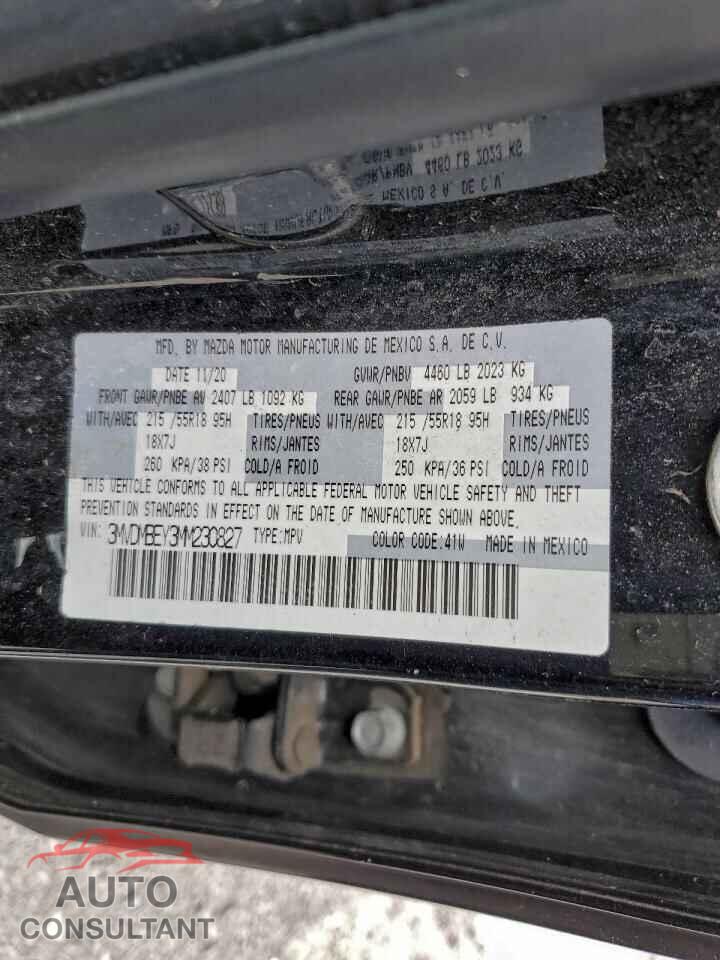 MAZDA CX30 2021 - 3MVDMBEY3MM230827