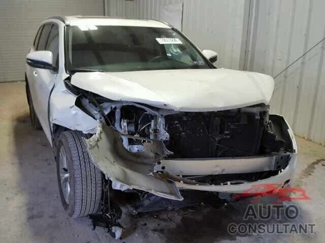 TOYOTA HIGHLANDER 2015 - 5TDJKRFH8FS102975