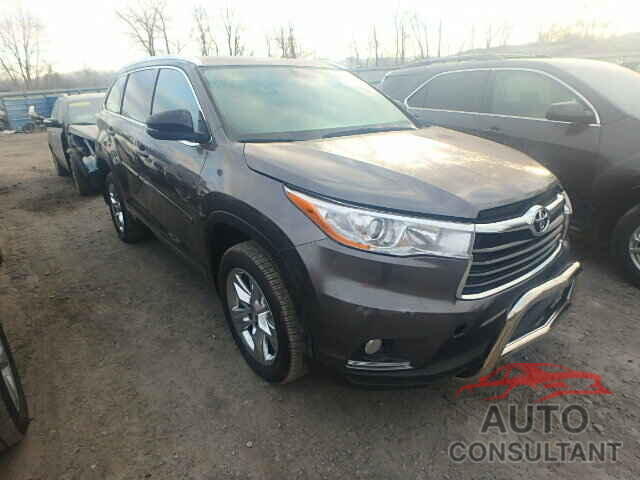 TOYOTA HIGHLANDER 2015 - 5TDDKRFHXFS102523
