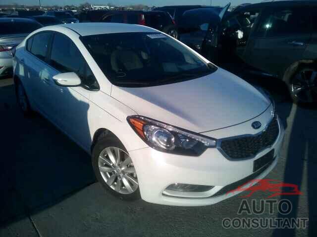 KIA FORTE 2015 - KNAFX4A8XF5280259