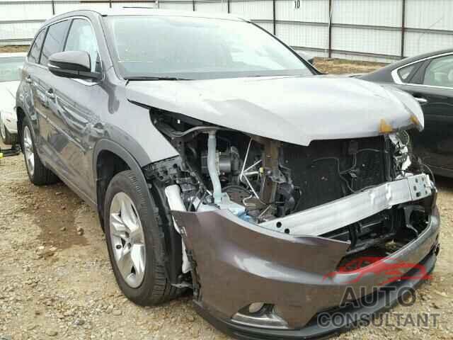 TOYOTA HIGHLANDER 2015 - 5TDDKRFH3FS215648
