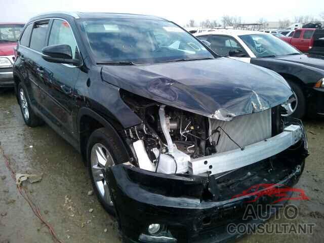 TOYOTA HIGHLANDER 2015 - 5TDDKRFH4FS149109