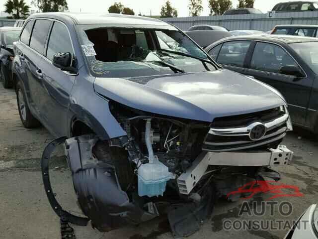 TOYOTA HIGHLANDER 2015 - 5TDZARFH1FS014923