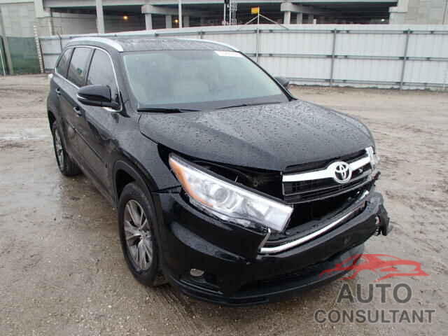 TOYOTA HIGHLANDER 2015 - 5TDKKRFH1FS063330