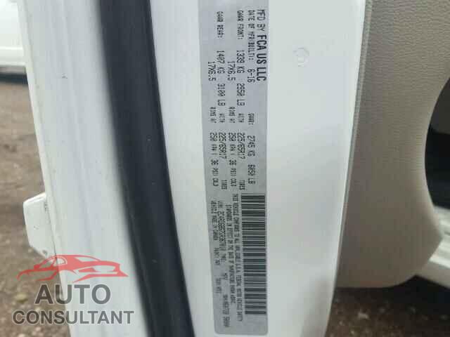 DODGE CARAVAN 2016 - 2C4RDGBG7GR367010
