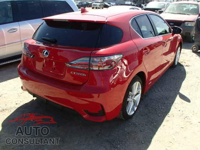 LEXUS CT 200 2015 - JTHKD5BH4F2216541
