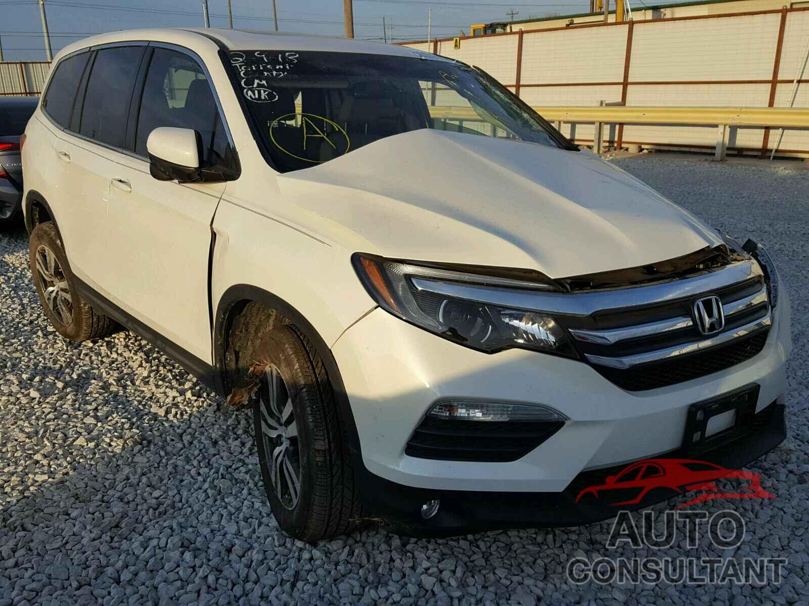 HONDA PILOT 2017 - 5FNYF5H59HB020260