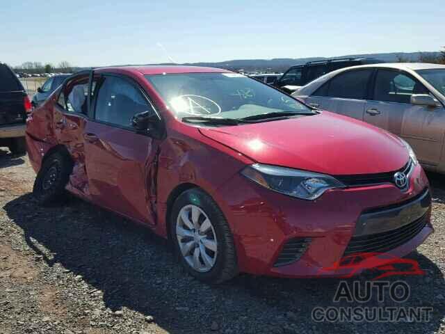 TOYOTA COROLLA 2016 - 2T1BURHE2GC529628