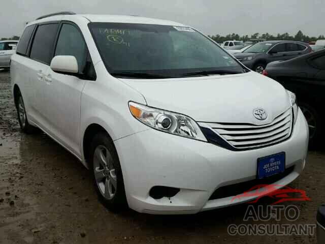 TOYOTA SIENNA 2015 - 5TDKK3DC3FS545026