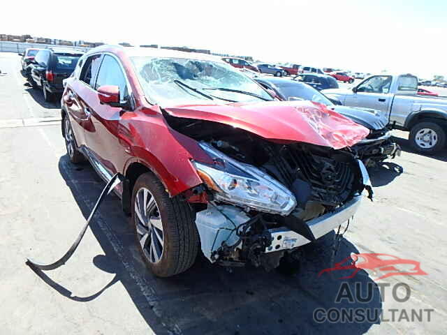 NISSAN MURANO 2015 - 5N1AZ2MG0FN215592