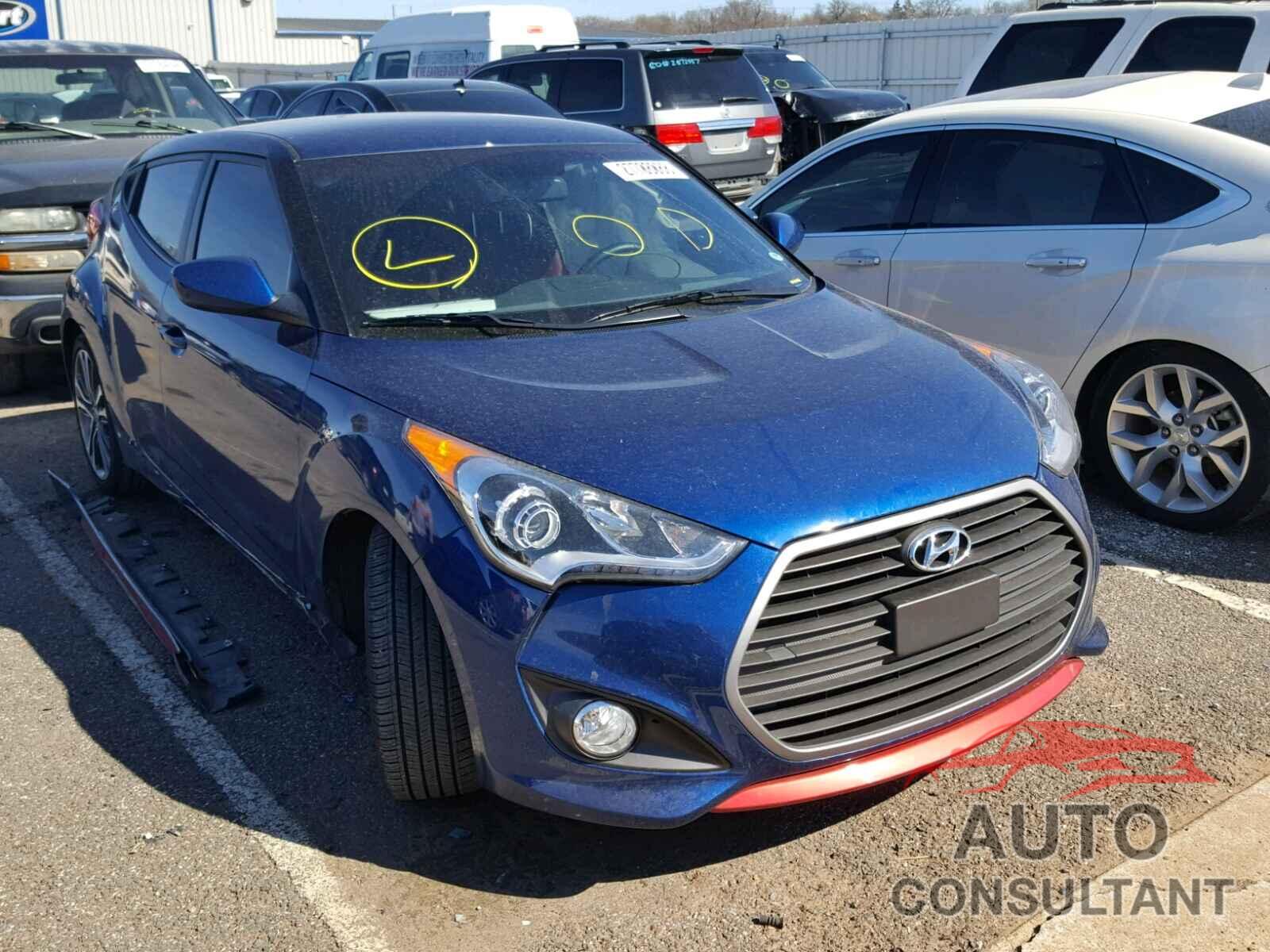 HYUNDAI VELOSTER 2017 - KMHTC6AE9HU318586