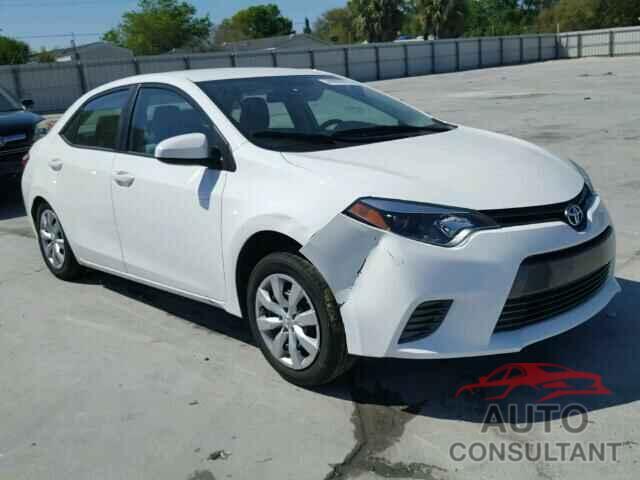 TOYOTA COROLLA 2016 - 2T1BURHE5GC507719