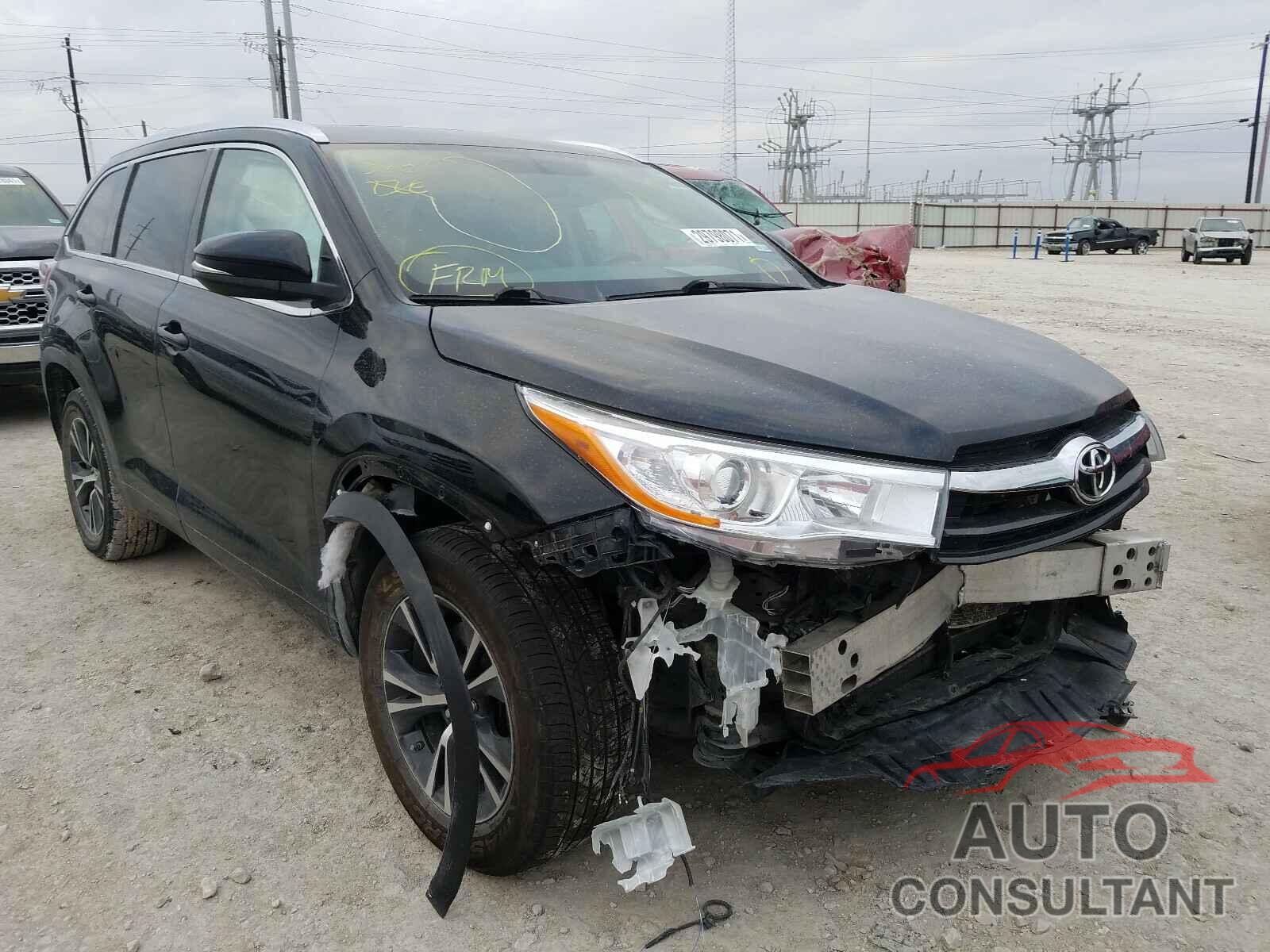 TOYOTA HIGHLANDER 2016 - 5TDKKRFH9GS166819