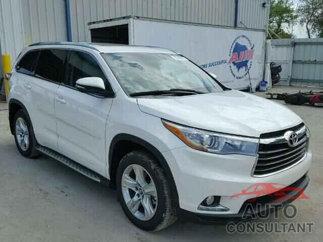 TOYOTA HIGHLANDER 2016 - 5TDDKRFH7GS313311