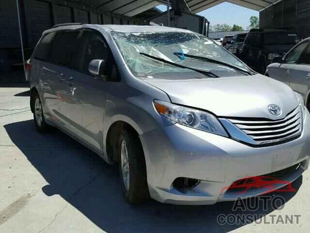 TOYOTA SIENNA 2016 - 5TDKK3DC6GS739485