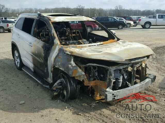 TOYOTA HIGHLANDER 2016 - 5TDYKRFH9GS149478