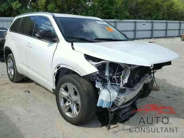 TOYOTA HIGHLANDER 2016 - 5TDYKRFH6GS156162